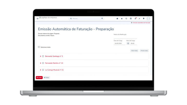 Faturação Automática dos Pedidos de Assistência